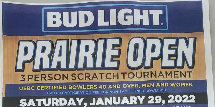 Prairie Open Over 40 3-Person tourney set for Saturday, Jan. 29