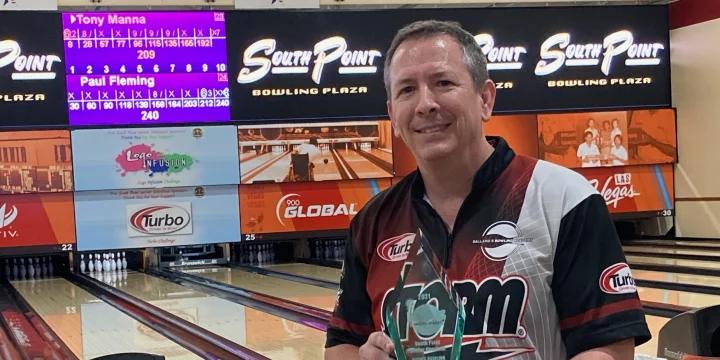 Paul Fleming knocks off top seed Tony Manna to win Haynes Bowling Supply Challenge at 2021 South Point Senior Shootout