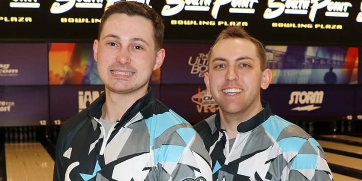 Clutch finish lifts best friends Kyle Krol, Kyle Damon to doubles lead at 2022 USBC Open Championships