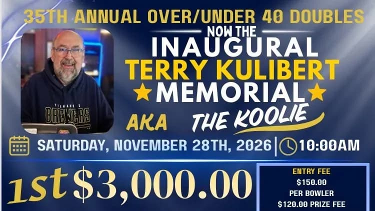 WBST Over 40/Under 40 Doubles renamed to the Terry Kulibert Memorial, aka The Koolie