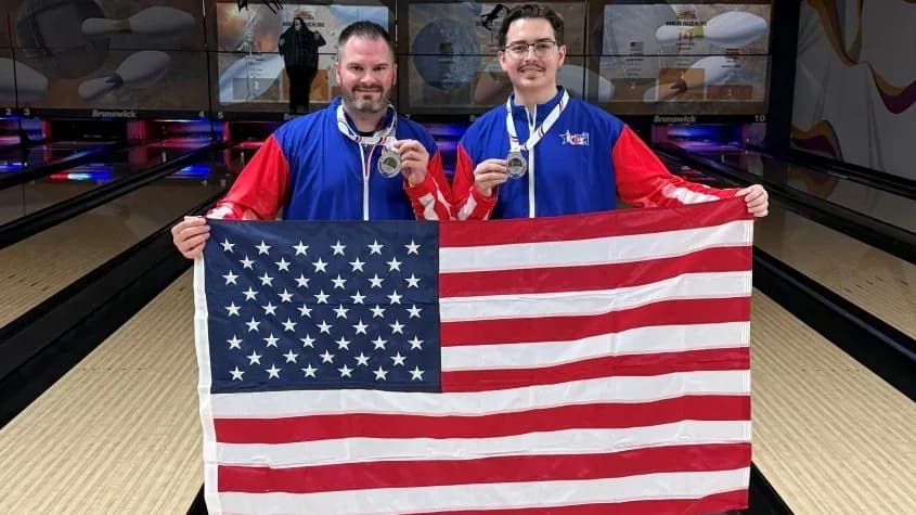 Canada's Mitch Hupé, François Lavoie take gold, Team USA's A.J. Johnson, Julian Salinas silver in doubles at 2026 PANAM Bowling IX Pan American Championship Champion of Champions