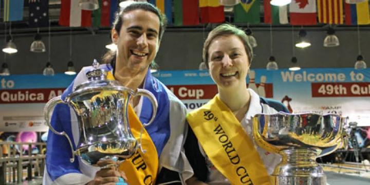 Israel's Or Aviram, Canada's Caroline Lagrange win World Cup titles