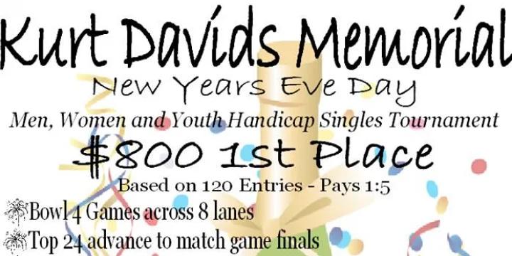 Kurt Davids Memorial New Year’s Eve day tourney again 2 squads
