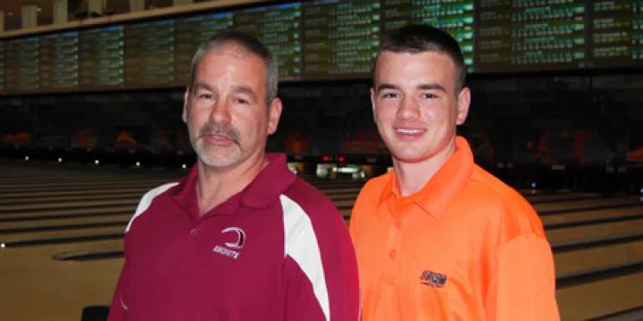 Father and son improbably grab doubles lead at 2014 Open Championships