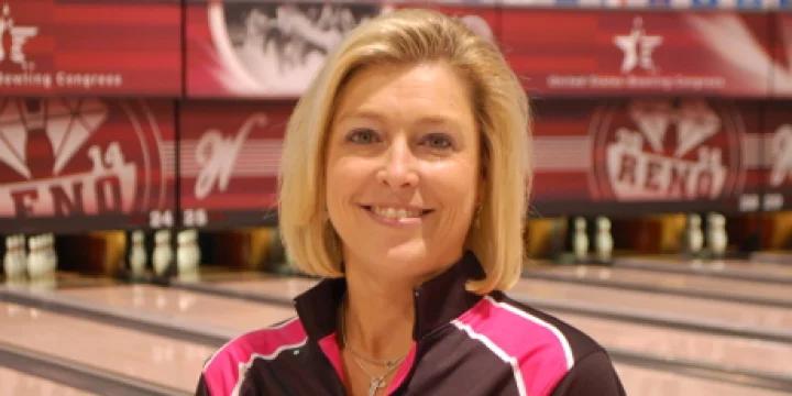 Likely future Hall of Famer Joey Biondo grabs all-events lead with 2,074 at USBC Women's Championships