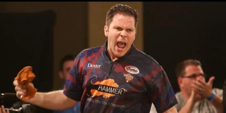 Bill O’Neill plays own game, doubles in final frame to edge Brian Valenta for PBA Badger Open title