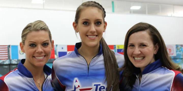 Team USA edges Colombia for trios gold, silver at PABCON Women’s Championships