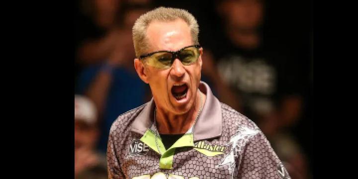 Pete Weber holds qualifying lead, Chris Sand survives roll-off for final match play spot at USBC Masters