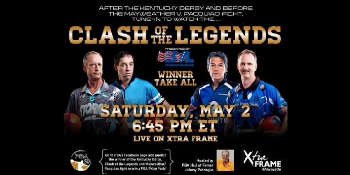 PBA creates ‘Clash of the Legends’ for contest with Kentucky Derby, Floyd Mayweather-Manny Pacquiao fight