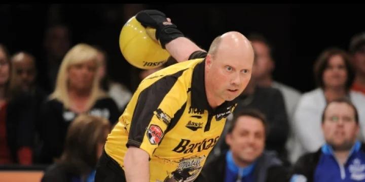 Minor adjustment boosts Mike Scroggins to qualifying lead as he seeks 2nd PBA50 Tour title of year