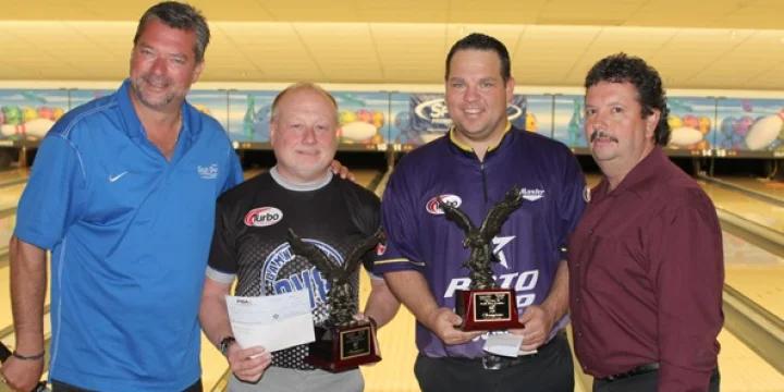 DJ Archer comes up clutch in teaming with Bob Learn Jr. to win PBA/PBA50 South Shore Doubles Title