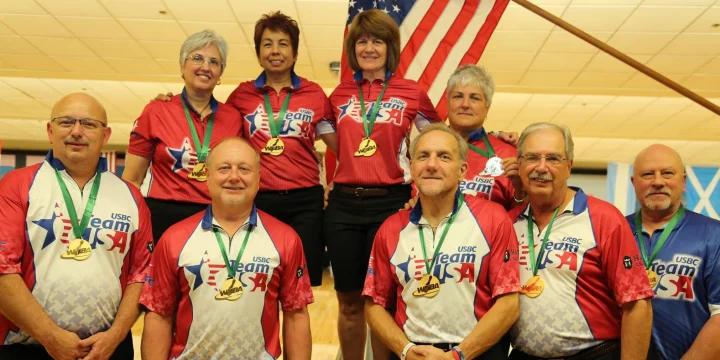 U.S. sweeps gold medals in team at World Bowling Senior Championships