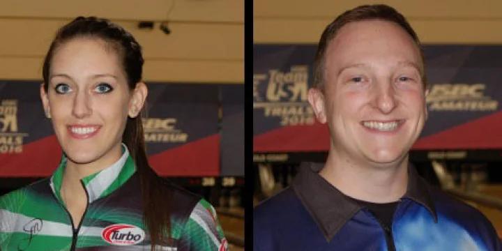 Consistent performances push Jeff Fehr, Danielle McEwan to lead after second round of Team USA Trials