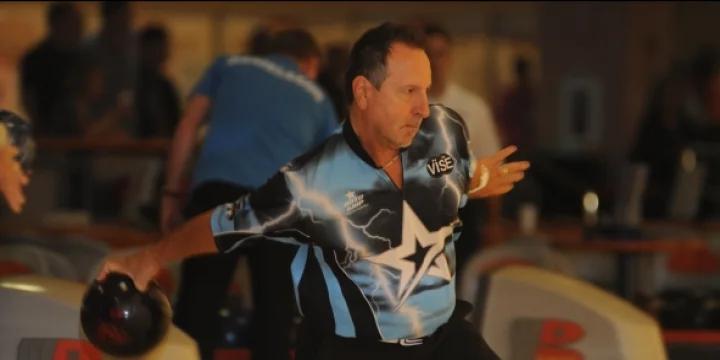 Craig Auerbach overcomes grip troubles at start to take first-round lead at PBA50 Tour opener