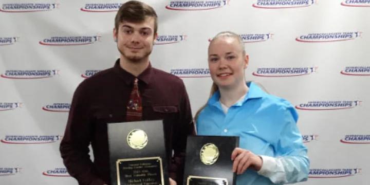 Michael Coffey, Brittany Smith voted college bowling MVPs by coaches, Players of the Year by media