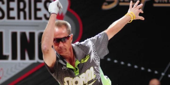 Pete Weber stays on a roll, leads PBA50 Mooresville Ford Open after first round