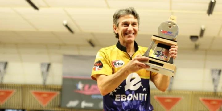 Amleto Monacelli leads qualifying, Pete Weber second in pursuit of record-tying PBA50 Tour three-peat