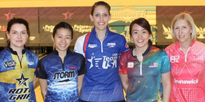  Sweden's Sandra Andersson leads global field into stepladder finals of USBC Queens