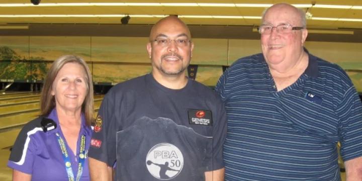 In figurative David and Goliath match for title of PBA50 Northern California Classic, Noel Vazquez ends Pete Weber’s 'Drive for Five'