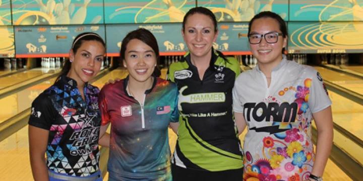 Strong finish carries Rocio Restrepo to top seed of PWBA Greater Detroit Open; Sin Li Jane, Stefanie Johnson, Tannya Roumimper also make stepladder finals