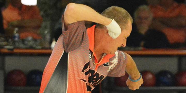 Pete Weber leads PBA50 Scorpion Championship qualifying, as Ron Nelson soars into lead in PBA50 World Championship qualifying