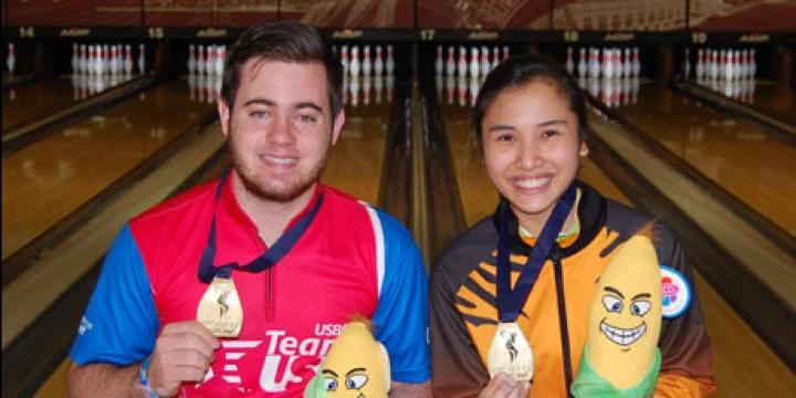 Junior Team USA’s Anthony Simonsen, Malaysia’s Natasha Roslan win Masters gold medals at World Youth Championships