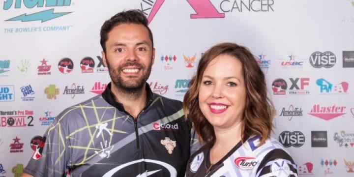 Jason Belmonte, Dianda Asbaty top qualifying at The Luci as cut is minus on challenging conditions