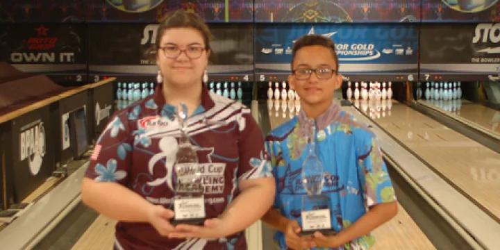 Edgar Burgos, Hannah Diem win titles as Junior Gold U12 show illustrates awesomeness of modern youth bowling