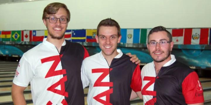 Canada’s Zach Wilkins, Mitch Hupé, Francois Lavoie break record in running away with trios gold at PABCON Adult Championships