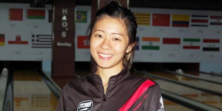 China’s Wang Hongbo, Sinagpore’s Bernice Lim hold leads as qualifying ends at World Cup
