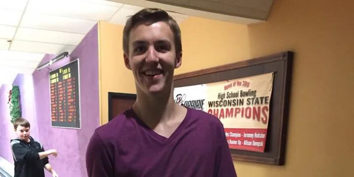 Youth season-highs set as Andrew Olson fires 806-300, Hannah Yelk 738; Eric Myhre slams perfect game in adult action