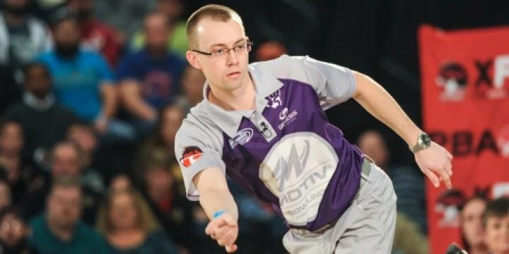 2016 Player of the Year E.J. Tackett soars past legends to top of FireLake PBA Tournament of Champions heading into final round before TV