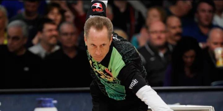 In pursuit of record-tying 11th major title, Pete Weber rockets into lead at FireLake PBA Tournament of Champions as field cut to 24