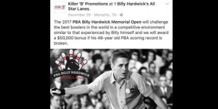 PBA Xtra Frame Billy Hardwick Memorial Open in Memphis will be polyester ball-only