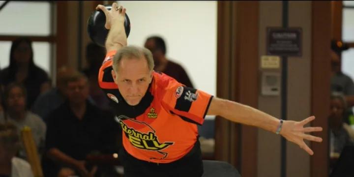 Resilient Ron Mohr shakes off PBA60 title match loss to take first-round lead in PBA50 Pasco County Florida Open