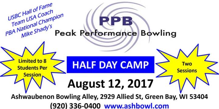 Mike Shady holding Peak Performance Bowling camps in Ashwaubenon on Aug. 12