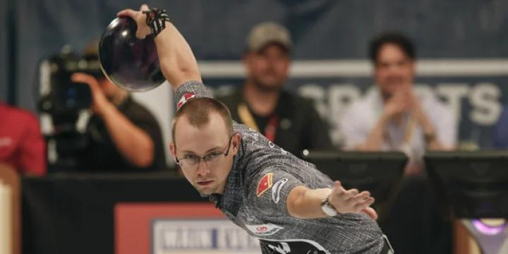 E.J. Tackett grabs lead as PBA Xtra Frame Wilmington Open heads to match play