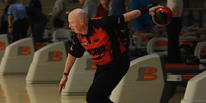 Refreshed after break, Mike Scroggins take first-round lead at Suncoast PBA Senior U.S. Open