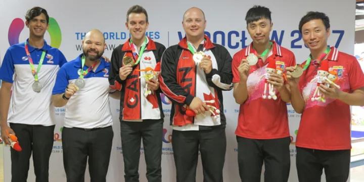 Canada’s Francois Lavoie, Dan MacLelland down Venezuela’s Massimiliano Fridegotto and Ildemaro Ruiz for men’s doubles gold at 2017 World Games