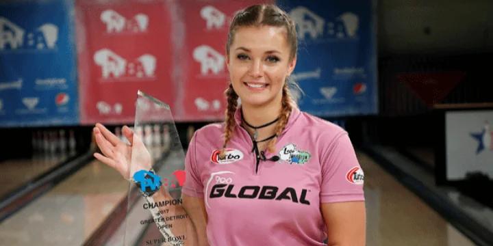 PWBA Tour rookie Daria Pajak jumps into lead after second round of match play at 2017 U.S. Women's Open