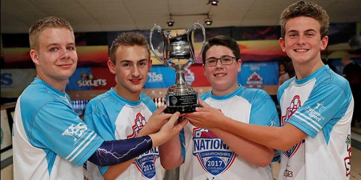 In boys vs. girls battle, boys of 3 Rights Make a Left beat girls of Bring It On 3-1 to win U15 title at 2017 USA Bowling National Championships