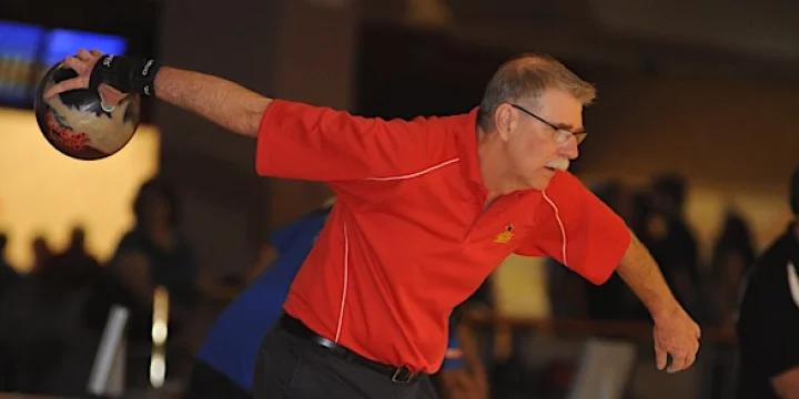Charlie Tapp grabs first-round lead at PBA60 Dick Weber Championship