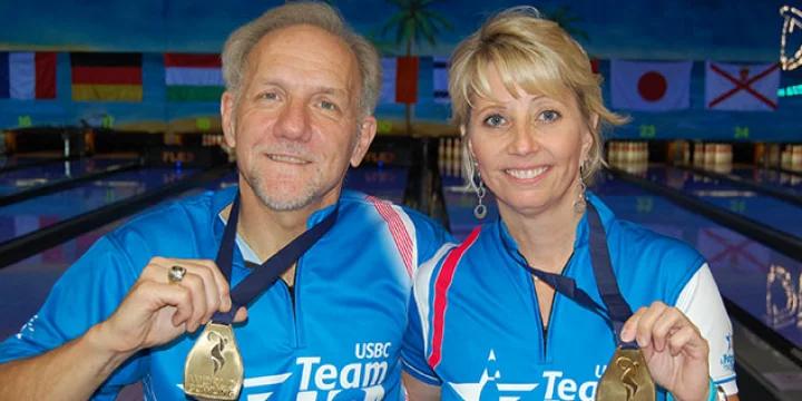 Team USA's Ron Mohr, Lynda Barnes win gold in singles at World Bowling Senior Championships