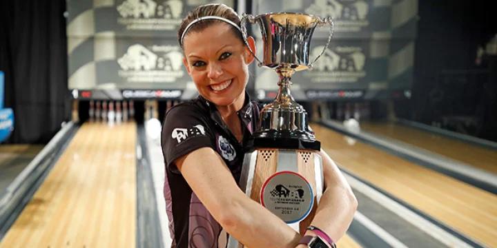 Given chance to overcome another 10th frame mistake, Shannon O'Keefe comes through to win 2017 Smithfield PWBA Tour Championship for first career major title