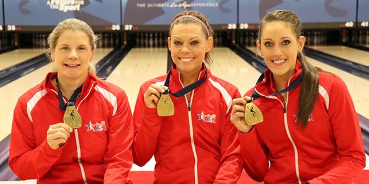 After emergency room visit, Shannon O'Keefe closes with 238 to lead Team USA women to trios gold medal at 2017 World Bowling World Championships; Hong Kong win’s men's gold