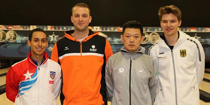 Team USA shut out again as Xander van Mazijk, Israel Hernandez, Wu Hao-Ming, Tobias Börding advance to men’s singles medal round of World Bowling World Championships
