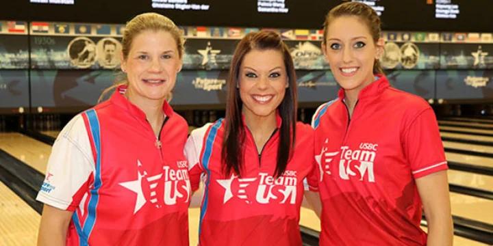 Team USA women second as Japanese men, Indonesian women lead halfway through trios at 2017 World Bowling World Championships