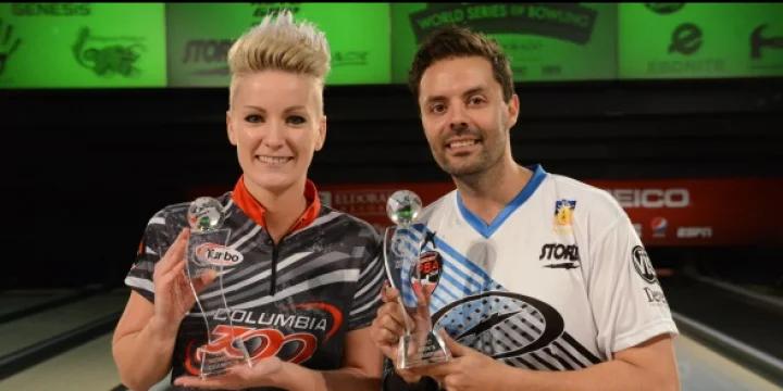 Jason Belmonte, Diana Zavjalova take different paths to winning World Bowling Tour Finals titles