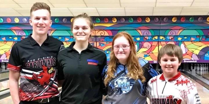 Quinn Sheehy, Caitlin Powers win titles at Madison area high school bowling tournament