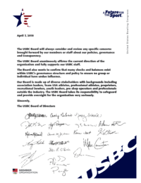USBC Board of Directors letter 4-7-18
